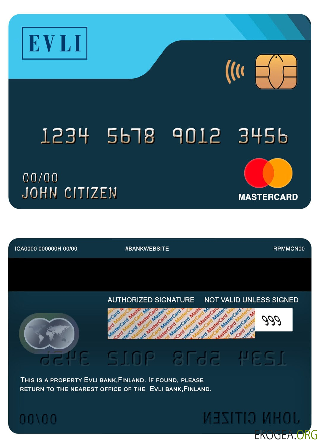 Finlande Evli bank mastercard